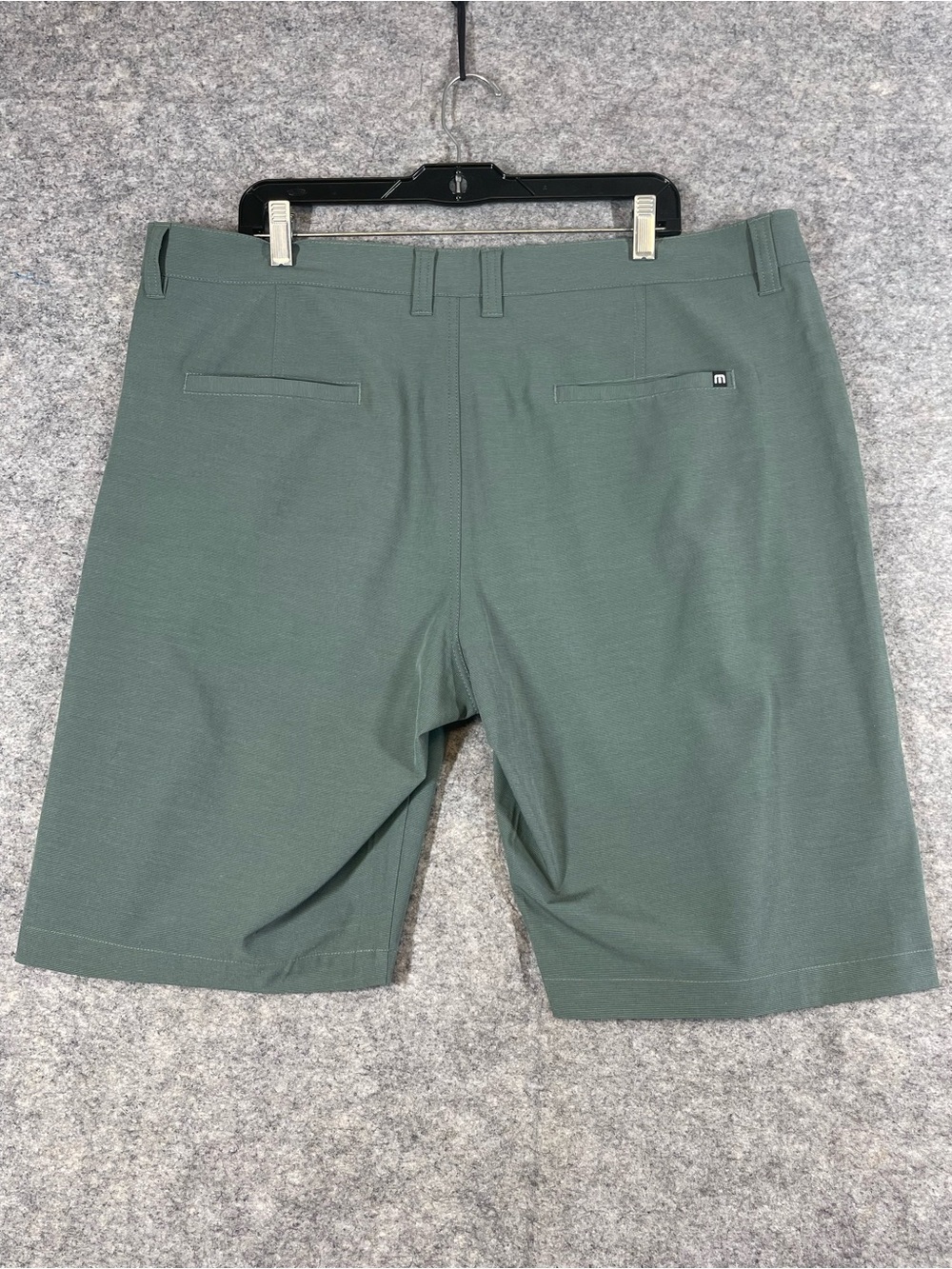 Travis Mathew Golf Shorts Green Size 40 Performance Stretch Casual Athletic - Picture 12 of 16